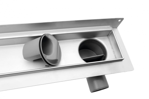 AQUALINE KROKUS padlóösszefolyó 96x12cm, inox 2715-10