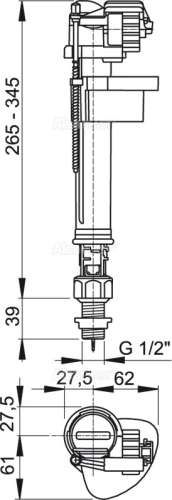 Alcaplast A17 1/2