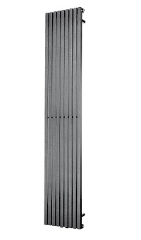 Radeco TORGET BIS 3 design fűrdőszobai radiátor (775 W, króm, 1200x334 mm)