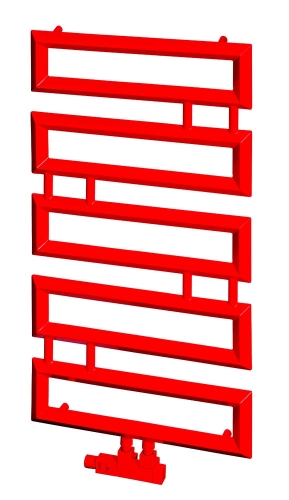 Radeco LENTO 1 (NEMO 1) design fűrdőszobai radiátor (281 W, 550x500 mm)