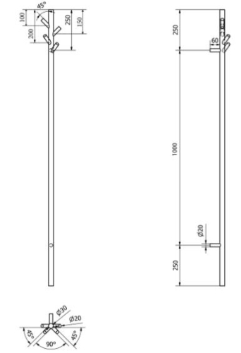 Sapho PASADOR Elektromos álló fürdőköppeny, törölköző szárító radiátor 150x1500mm, 30W, matt fekete ER175BT