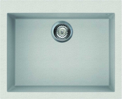 Elleci Quadra 110 egy medencés gránit mosogató G52 Bianco Pietra LGQ11052