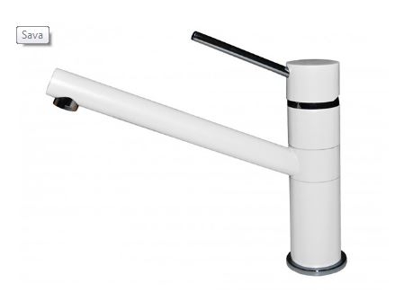 Elleci Sava mosogató csaptelep G52 Bianco Pietra MGKSAV52