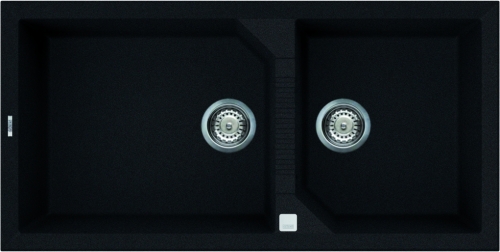 Elleci Tekno 490 két medencés gránit mosogató G59 Antracite LGT49059