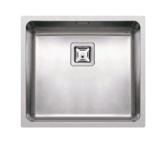 Elleci W-Square 450 munkalapra, munkalap alá és szintbe is szerelhető 1 medence, inox LIW450SACMU