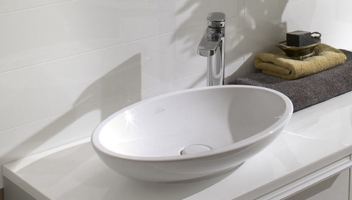 Villeroy and Boch Loop & Friends 63x43 cm ráültethető mosdó, túlfolyóval CeramicPlus felülettel 515110R1