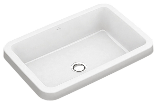 Villeroy and Boch Architectura 61,5x41,5 cm beépíthető mosdó, túlfolyó nélkül CeramicPlus felülettel 416761R1