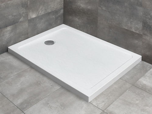 Radaway Doros Stone F szögletes lapos zuhanytálca, 120x70 cm fehér SDRF1270-01-04S