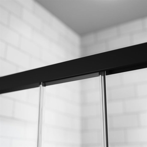 Radaway Idea Black KDJ 150 B szögletes fekete zuhanykabin ajtó 387045-54-01L