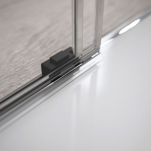 Radaway Idea Black KDJ 130 J szögletes fekete zuhanykabin ajtó 387043-54-01R