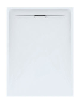 Geberit Sestra szögletes zuhanytálca 70 x 120 cm, sturkturált pala, fehér 550.204.00.1