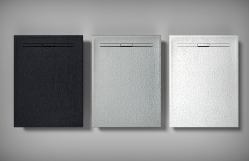 Geberit Sestra szögletes zuhanytálca 70 x 120 cm, sturkturált pala, grafit 550.224.00.1