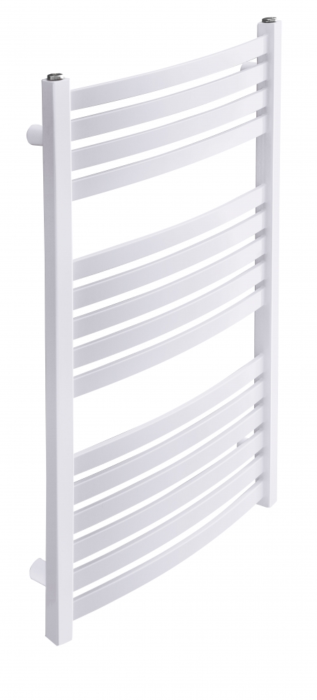 Radeco ENZO AK5-600/EL standard törölközőszárítós csőradiátor (740 W, fehér, 1240x630 mm)