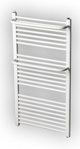 Radeco ROSA AD1-500/R standard törölközőszárítós csőradiátor (388 W, fehér, 490x550 mm)