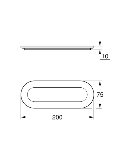 Grohe Selection szappantartó, tartókonzol nélkül 41036000