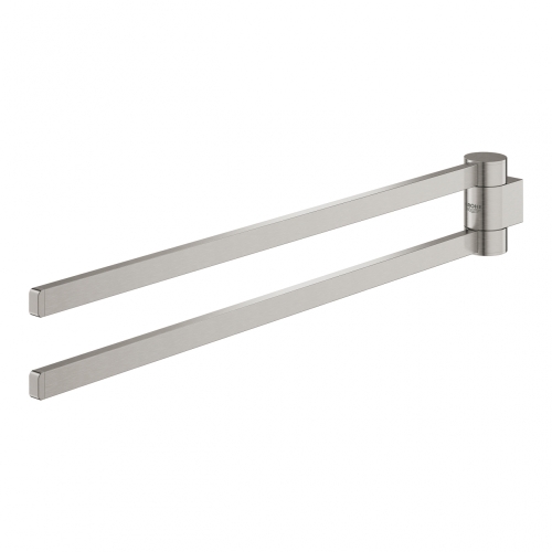 Grohe Selection törölközőtartó, forgatható, matt supersteel 41063DC0