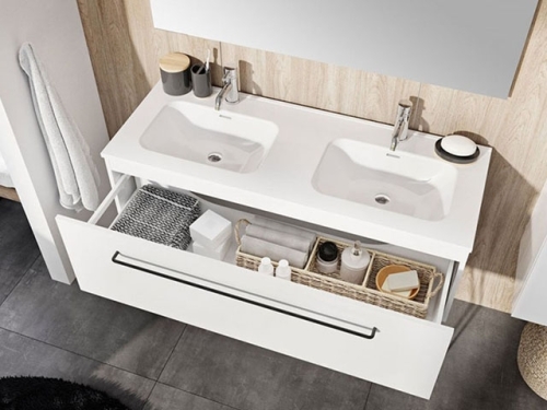 AREZZO design Carmel 120cm-es alsószekrény 1 fiókkal, antracit AR-167239