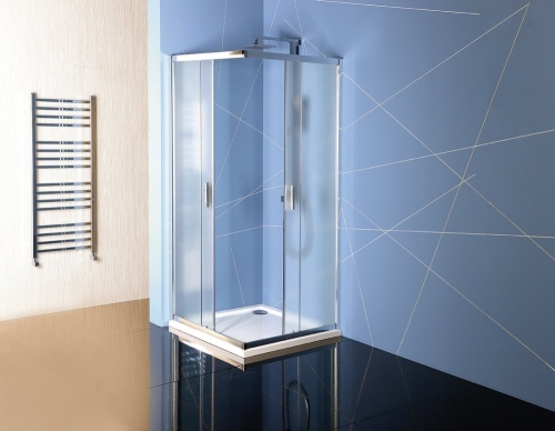 POLYSAN EASY LINE szögletes zuhanykabin, 900x900mm, BRICK üveg EL5138