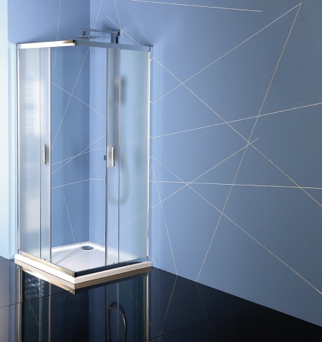 POLYSAN EASY LINE szögletes zuhanykabin, 900x900mm, BRICK üveg EL5138