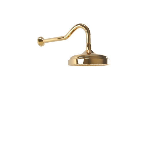 Bugnatese zuhanykar fejzuhannyal (20 cm átmérő), arany szín 89116DO