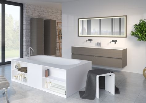 Riho Burgos Solid Surface 180x102 cm szabadonálló kád BS42 (BS4200500000000)