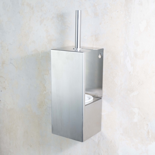 Sapho BEMETA NIVA fali WC-kefetartó, 130x353x120mm, INOX 101113091