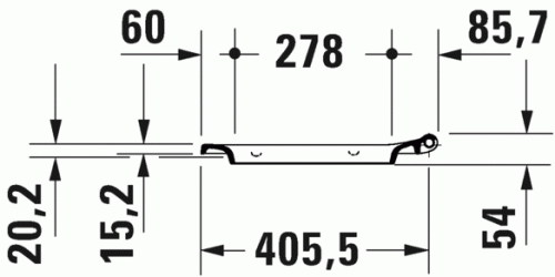 Duravit Viu wc ülőke 0021210000