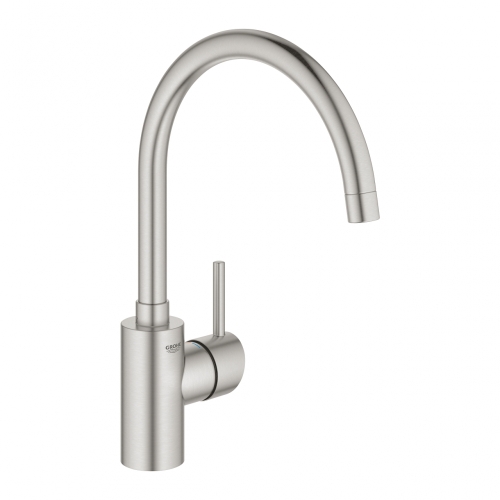 Grohe Concetto egykaros mosogatócsap, matt szuperacél  32661DC3