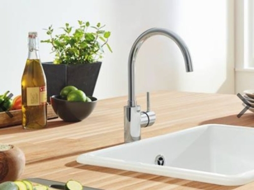 Grohe Concetto egykaros mosogatócsap, matt szuperacél  32661DC3