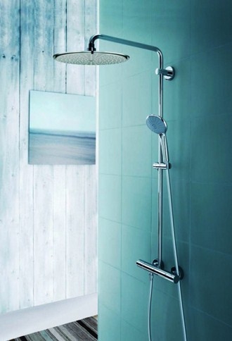 Grohe Euphoria XXL System 310 zuhanyrendszer termosztátos csapteleppel matt nikkel 26075EN0