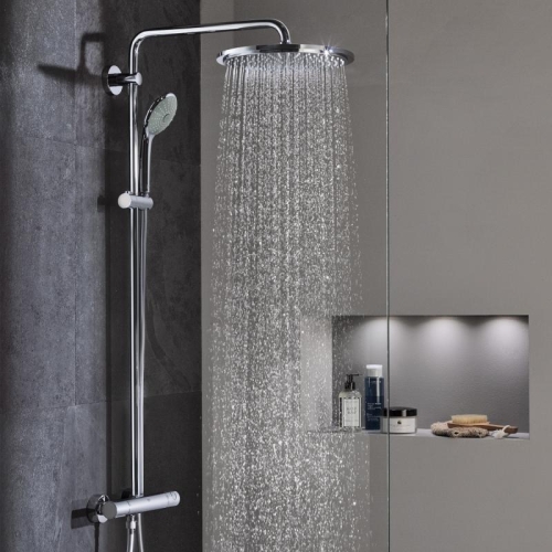 Grohe Euphoria XXL System 310 zuhanyrendszer termosztátos csapteleppel matt nikkel 26075EN0