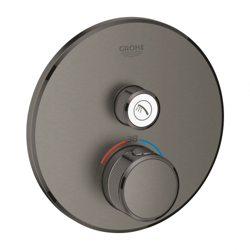 GROHE Grohtherm SmartControl termosztátos színkészlet, matt hard grafit 29118AL0