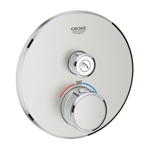 GROHE Grohtherm SmartControl termosztátos színkészlet, matt szuperacél 29118DC0