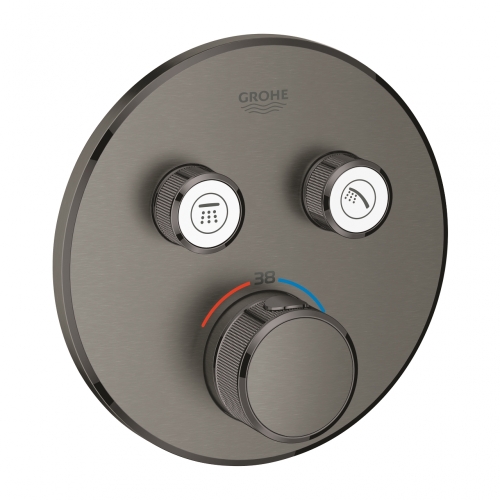 GROHE Grohtherm SmartControl termosztátos színkészlet, matt hard grafit 29119AL0