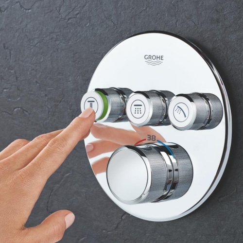 GROHE Grohtherm SmartControl termosztátos színkészlet, matt nikkel 29121EN0