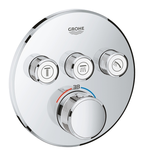 GROHE Grohtherm SmartControl termosztátos színkészlet, matt nikkel 29121EN0