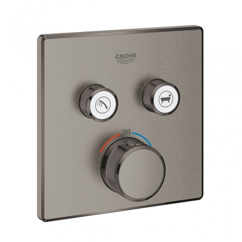 GROHE Grohtherm SmartControl termosztátos színkészlet, matt hard grafit 29124AL0