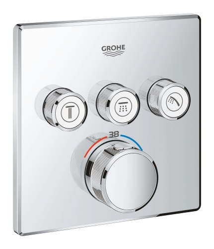 GROHE Grohtherm SmartControl termosztátos színkészlet, hard grafit 29126A00