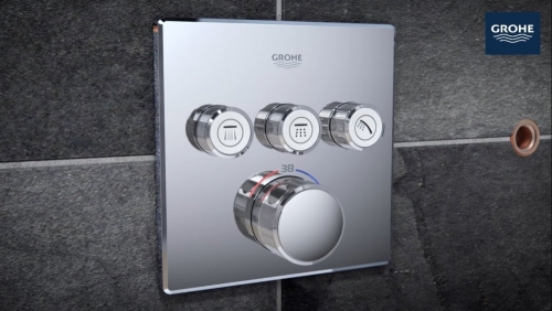 GROHE Grohtherm SmartControl termosztátos színkészlet, hard grafit 29126A00