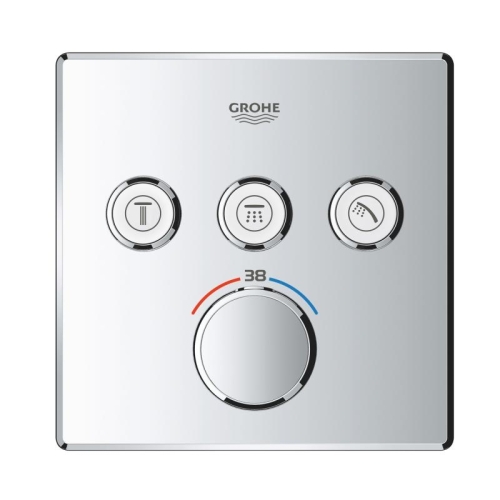 GROHE Grohtherm SmartControl termosztátos színkészlet, hard grafit 29126A00