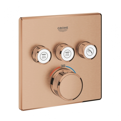 GROHE Grohtherm SmartControl termosztátos színkészlet, matt warm sunset 29126DL0