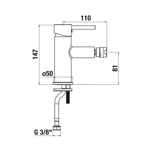 Jika Mio Style bide csaptelep H3412F10041111