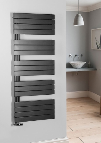 AQUALINE MILI fürdőszobai radiátor, 600x1510mm, 775W, antracit DC645T