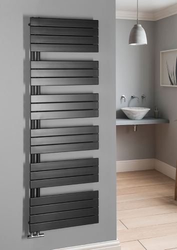 AQUALINE MILI fürdőszobai radiátor, 600x1798mm, 927W, antracit DC655T
