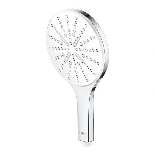 GROHE Rainshower SmartActive 150 Kézizuhany, 3 féle vízsugárral, 9,5 liter króm/fehér 26554LS0