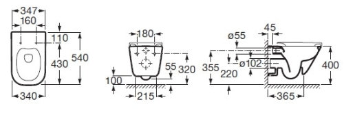 Roca Duplo falsík alatti wc tartály komplett szett SZP-RC11 (A890090020, A890098001, A34647L000, A801470004)