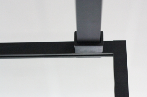 Roltechnik Walk In Line Philly Loft Horizon 1000 zuhanyfal (black elox, transparent, PLH10020NPE)