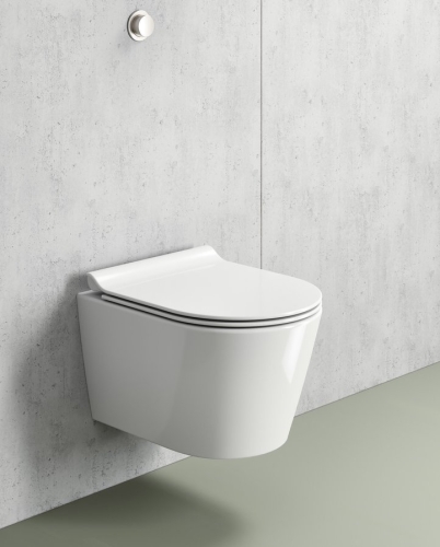 Sapho GSI KUBE X Swirlflush ExtraGlase fali WC, fehér 941811