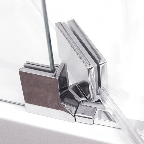 Roltechnik Elegant Neo Line GDO1N/1100 egyszárnyas nyíló zuhanyajtó két fal közé (brillant, transparent, 188-11000000-00-02)