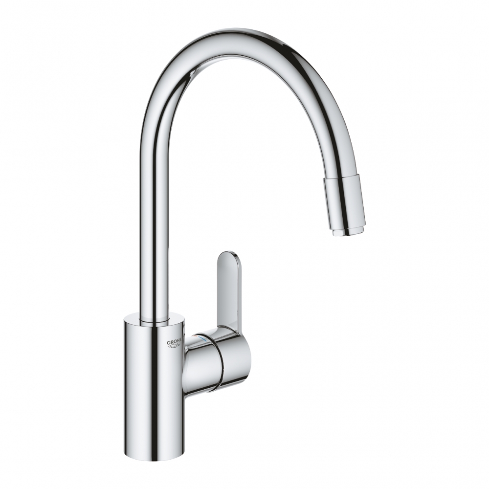 Grohe Eurostyle Cosmopolitan Egykaros mosogatócsap kihúzható gyöngyöztetővel 31126004